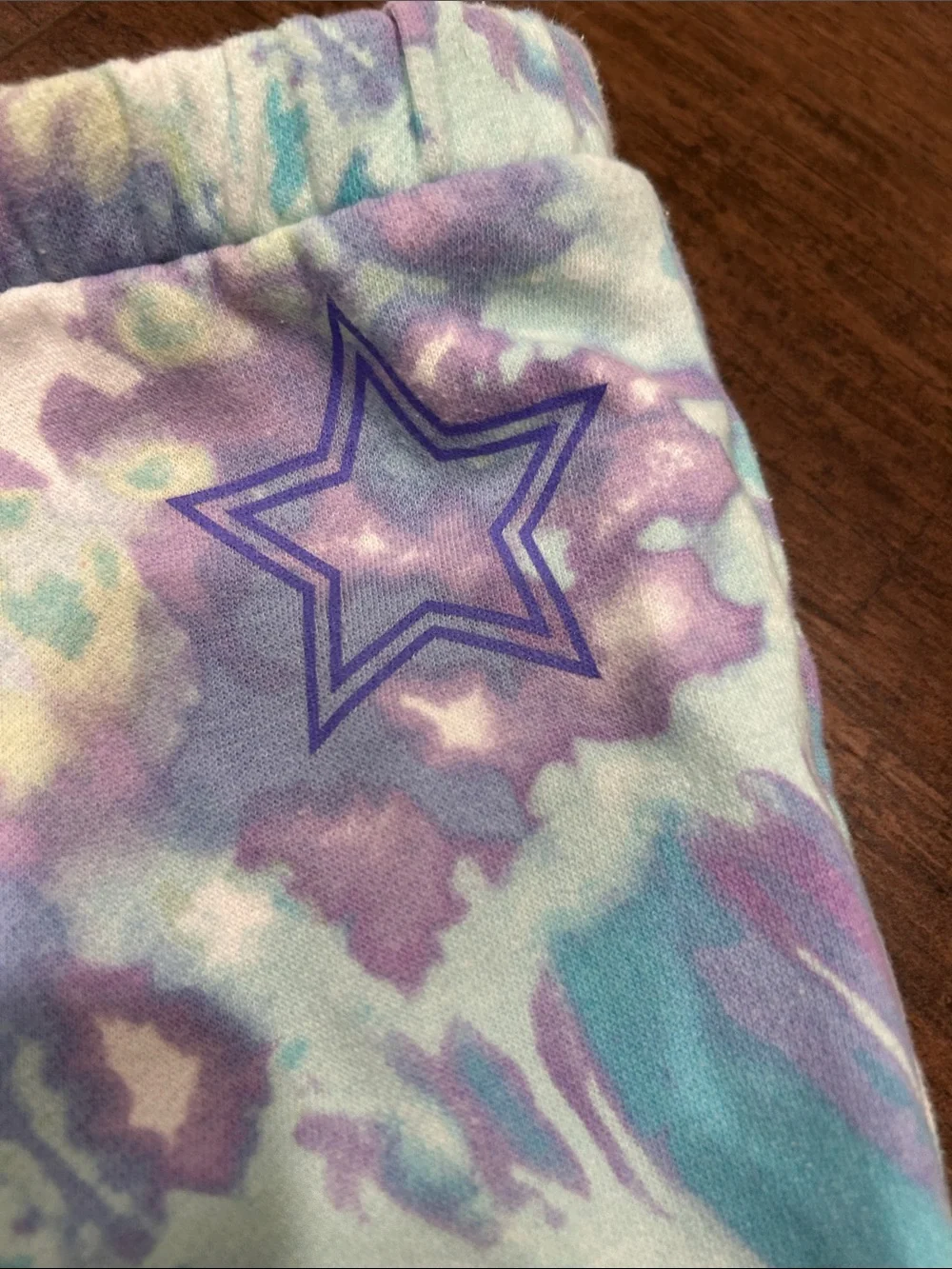 Reach for the Stars Tie-Dye Kids Sweatshirt and sweat pants